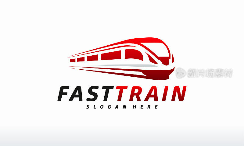 Futuristic Metro Railway Transport icon, Fast Train designs concept vector